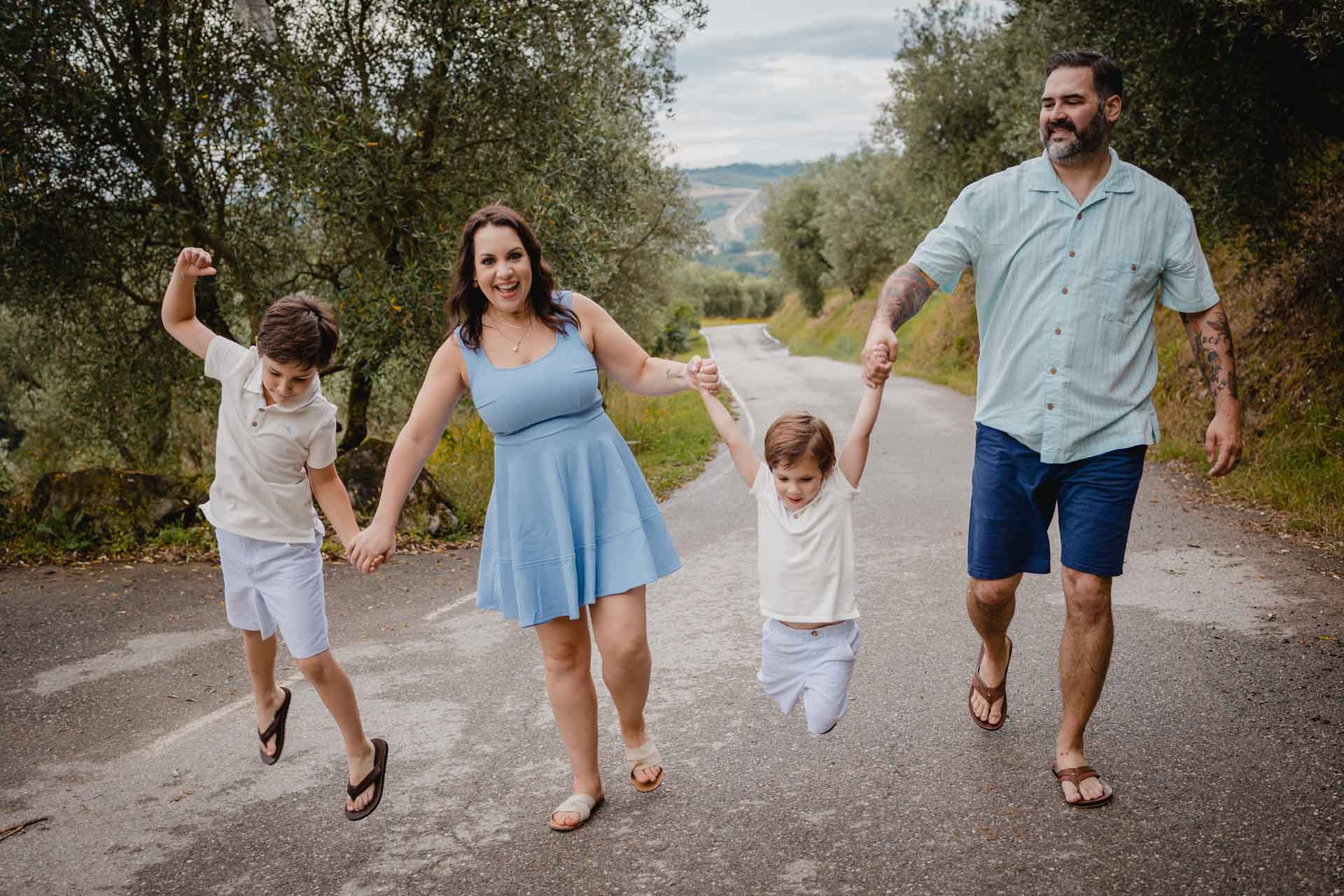 family photshoot tuscany