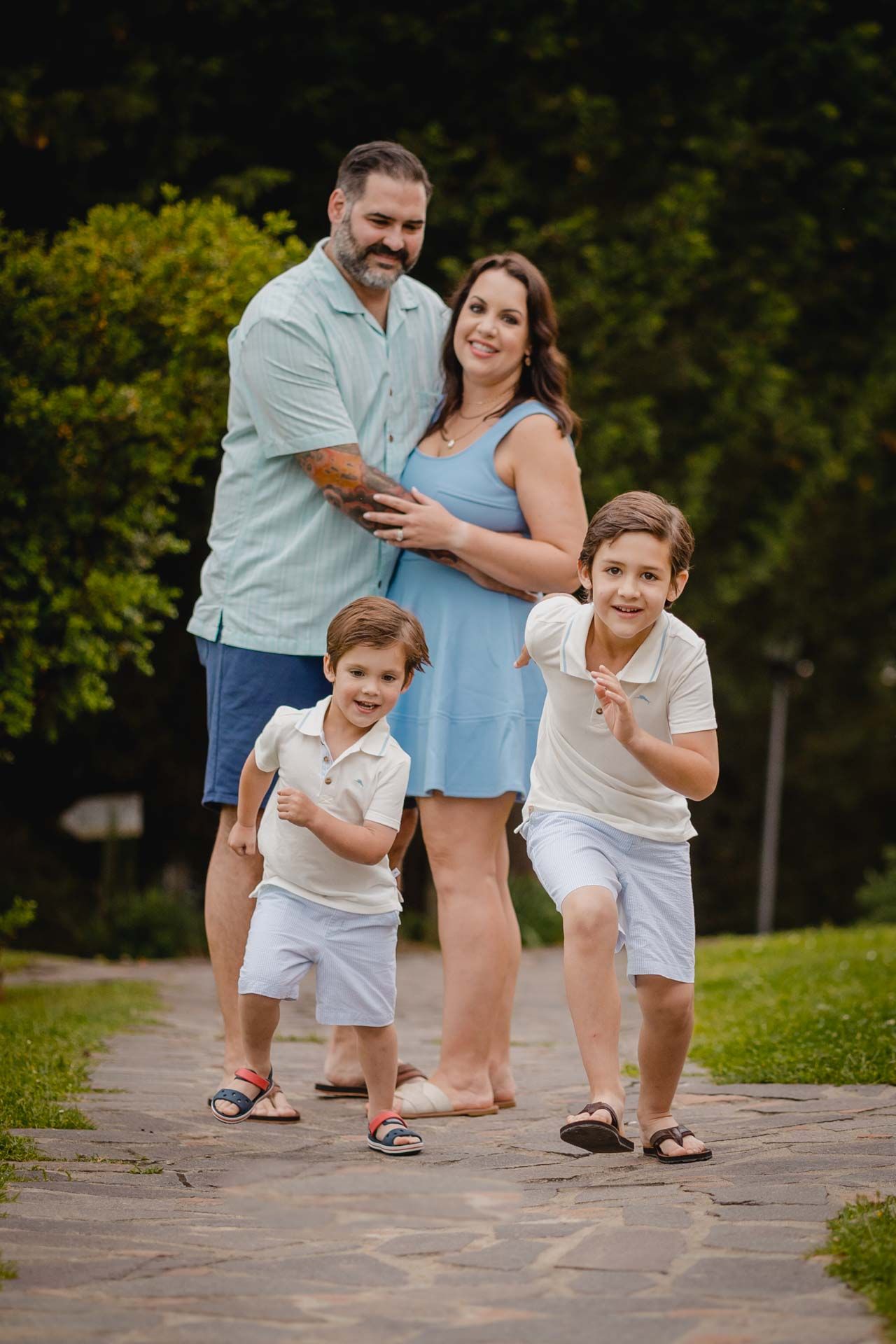 family photshoot tuscany