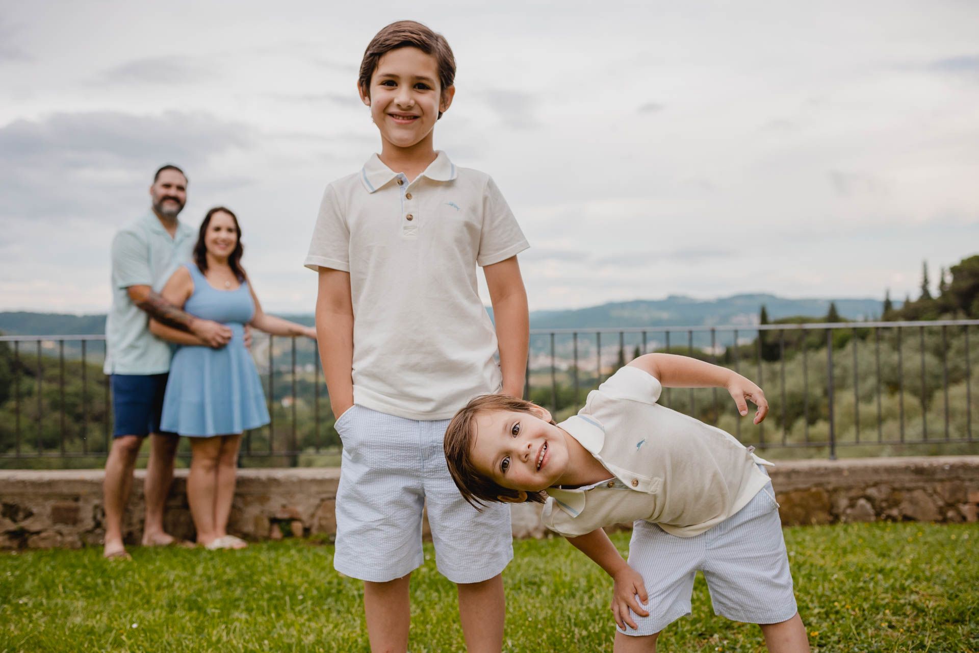 family photshoot tuscany