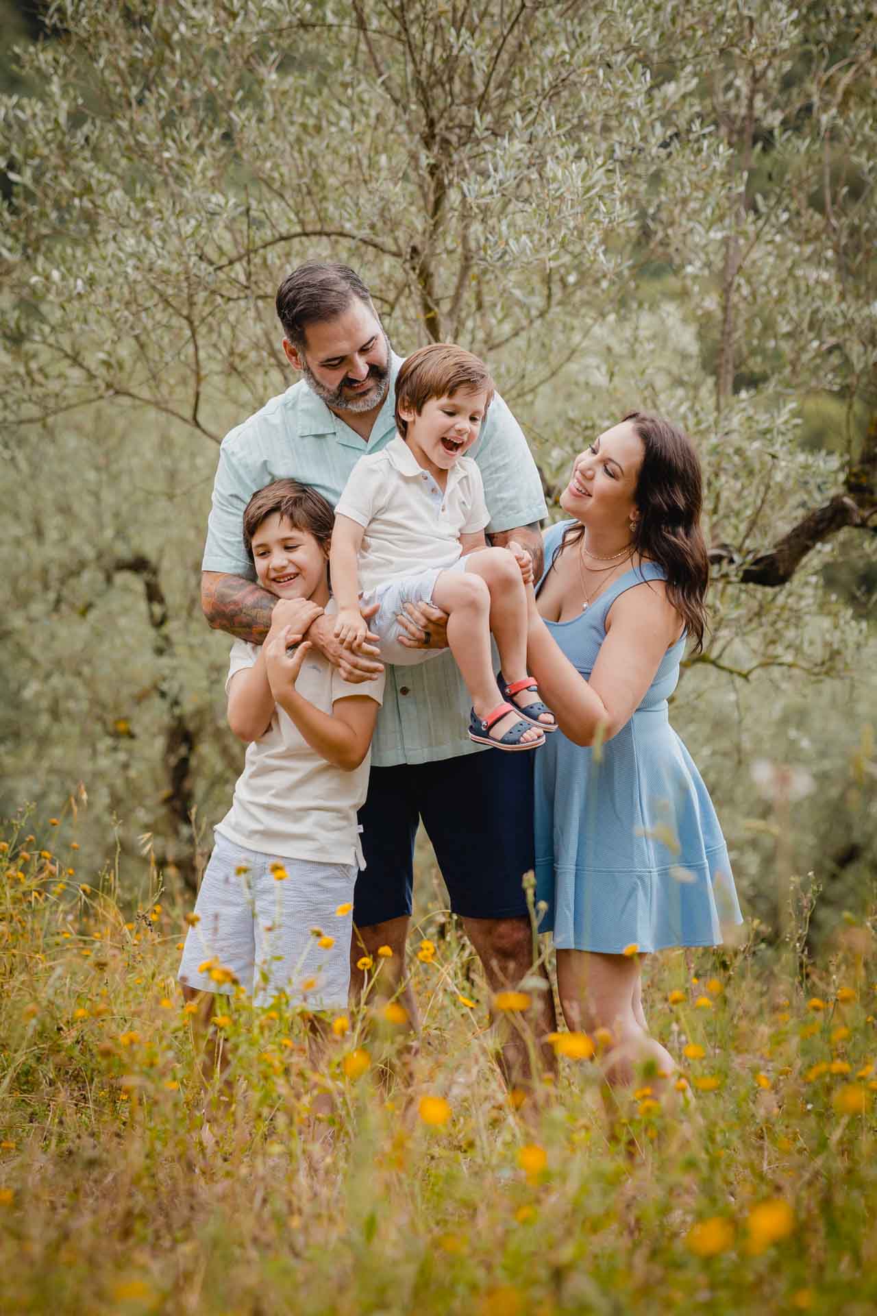 family photshoot tuscany