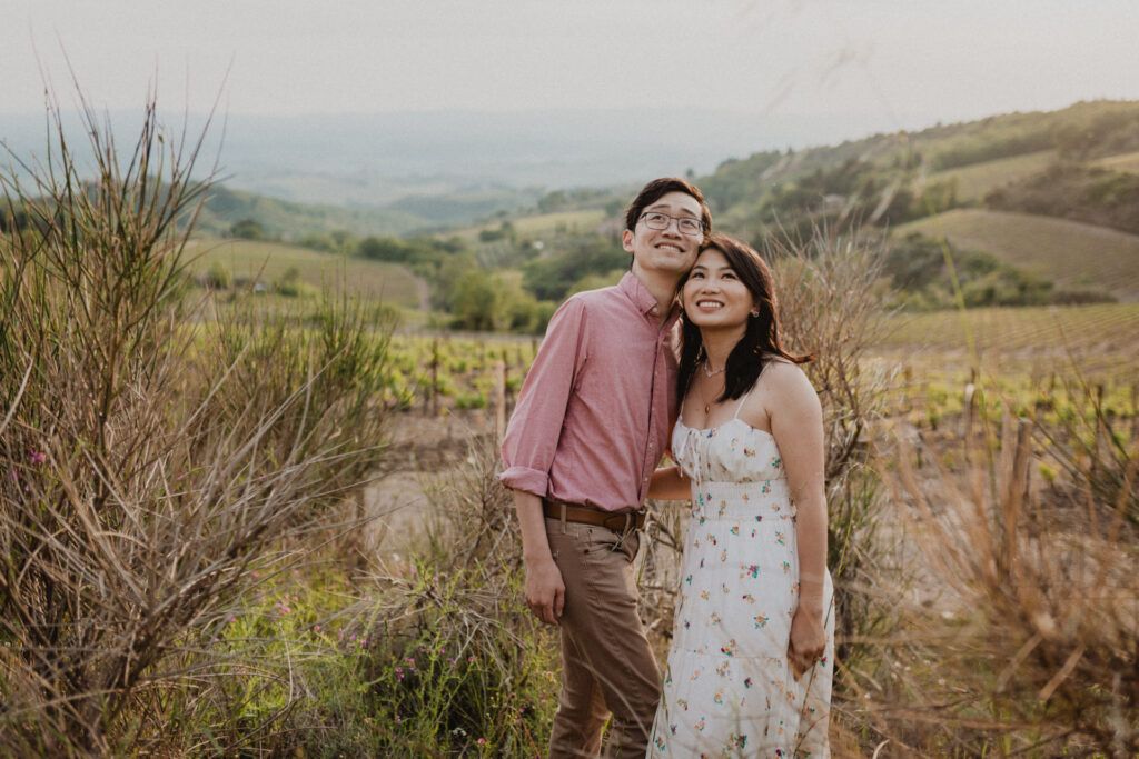 couple photoshoot in Chianti