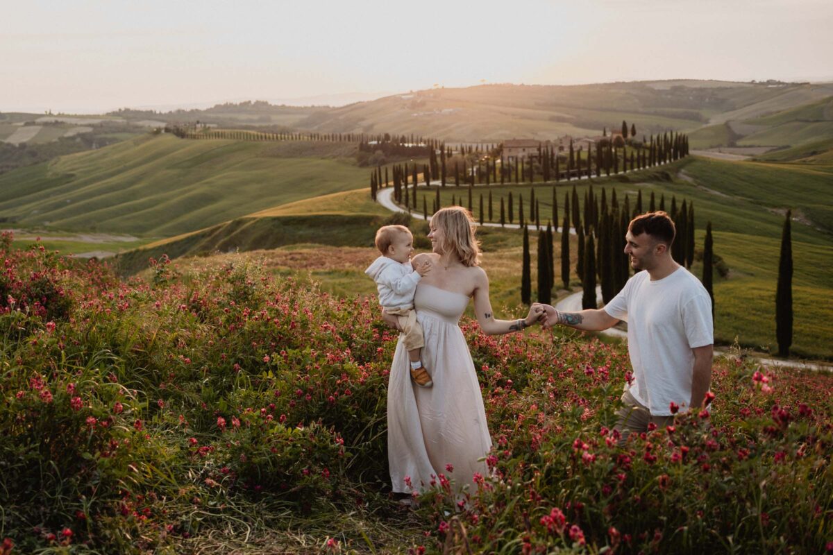 family photo shoot baccoleno tuscany