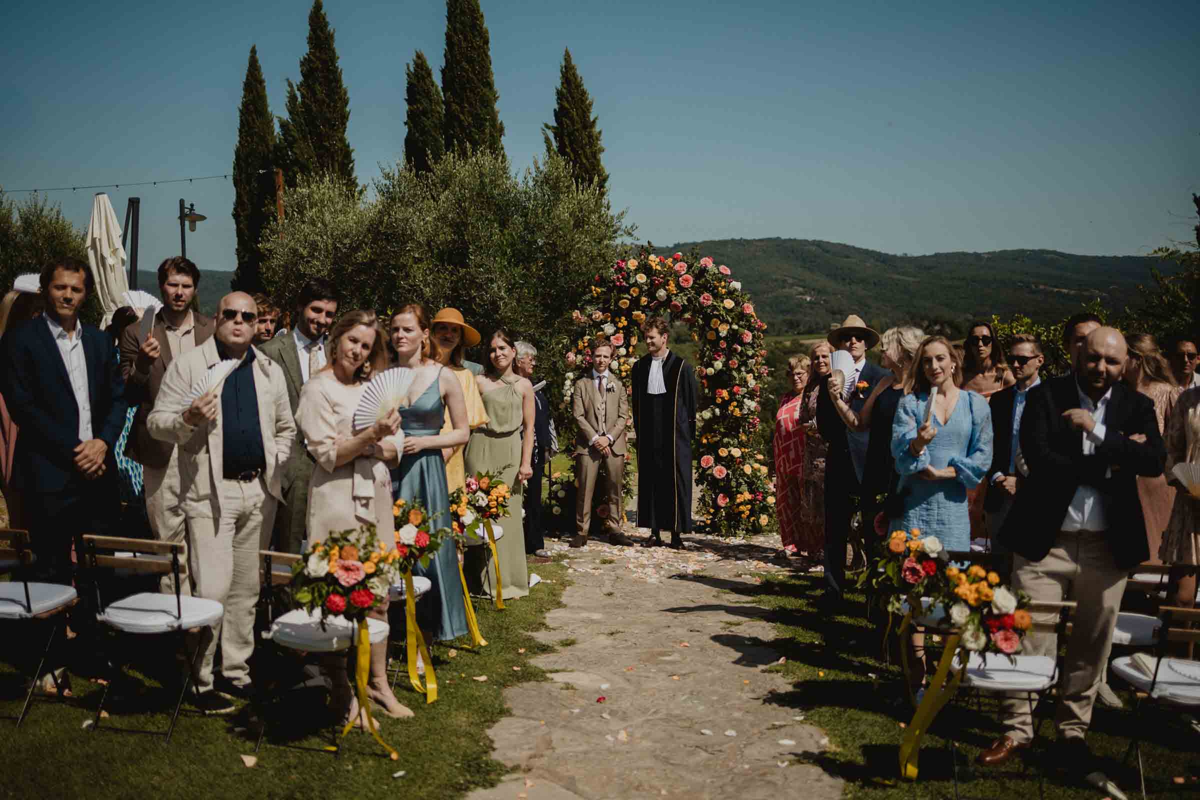 Summer Wedding in Casa Cornacchi, Tuscany