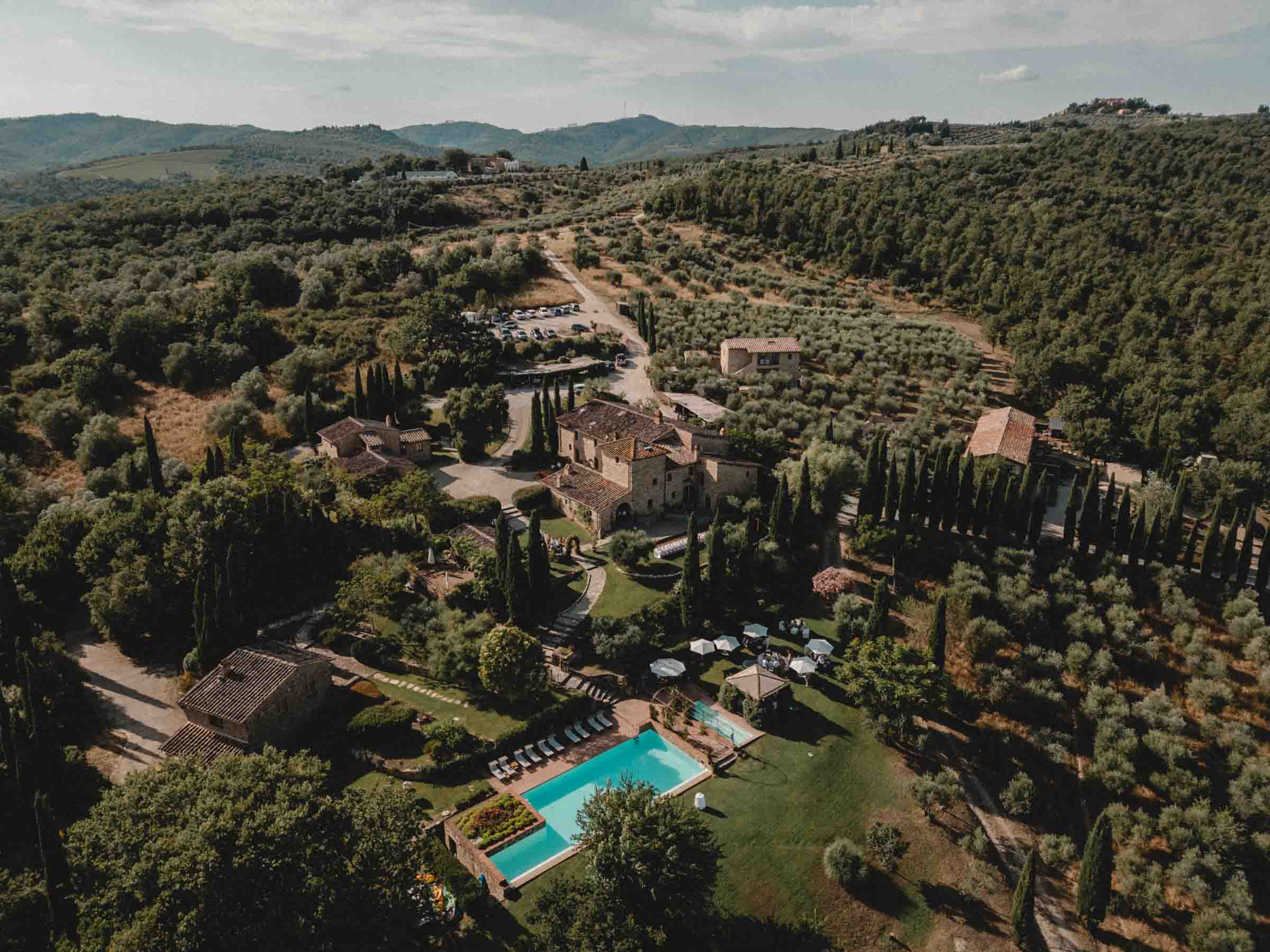 Summer Wedding in Casa Cornacchi, Tuscany