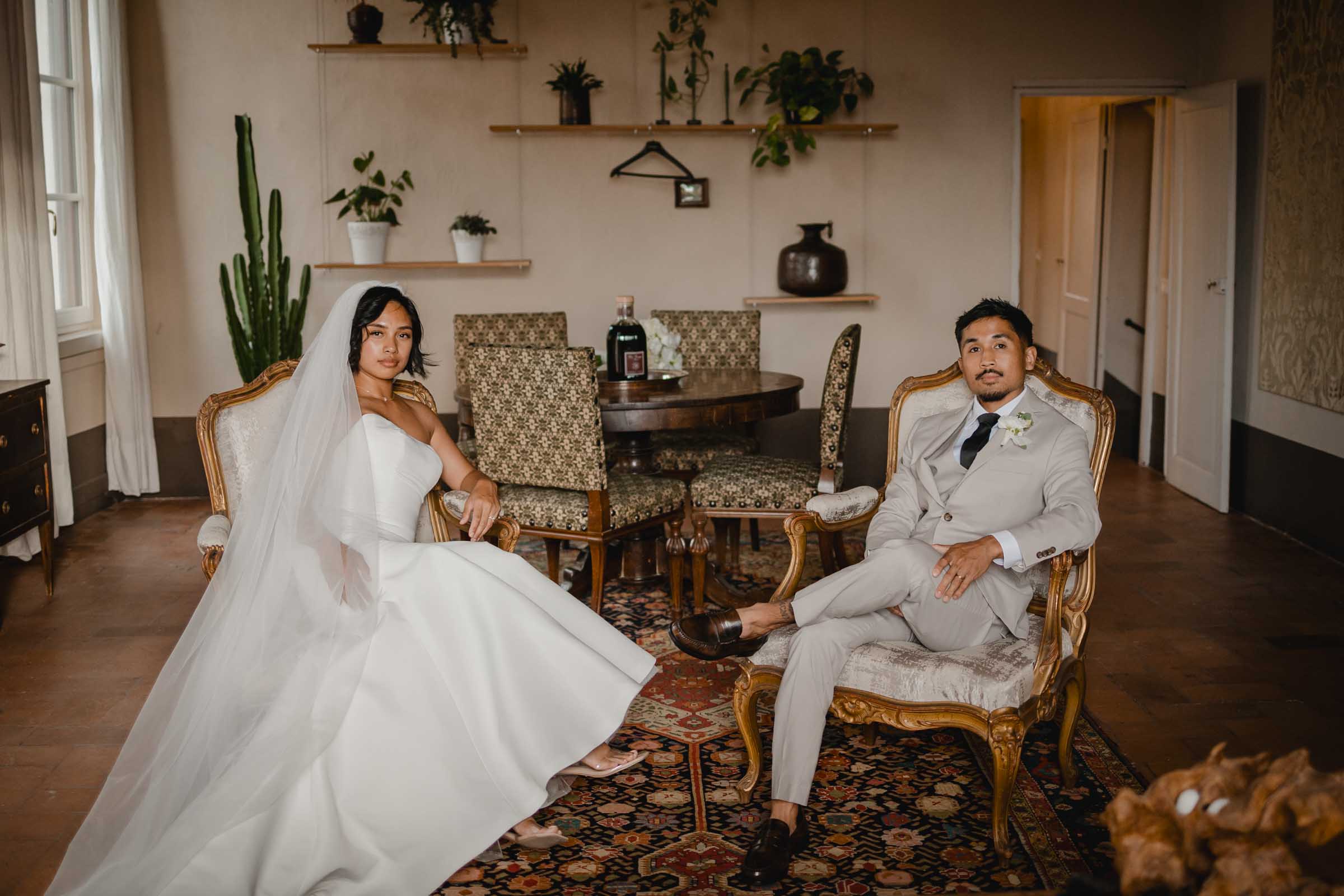 intimate elopement in tuscany