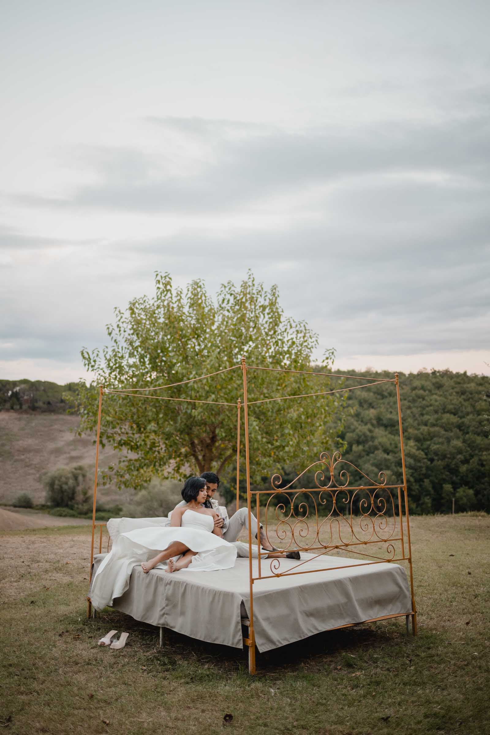 intimate elopement in tuscany