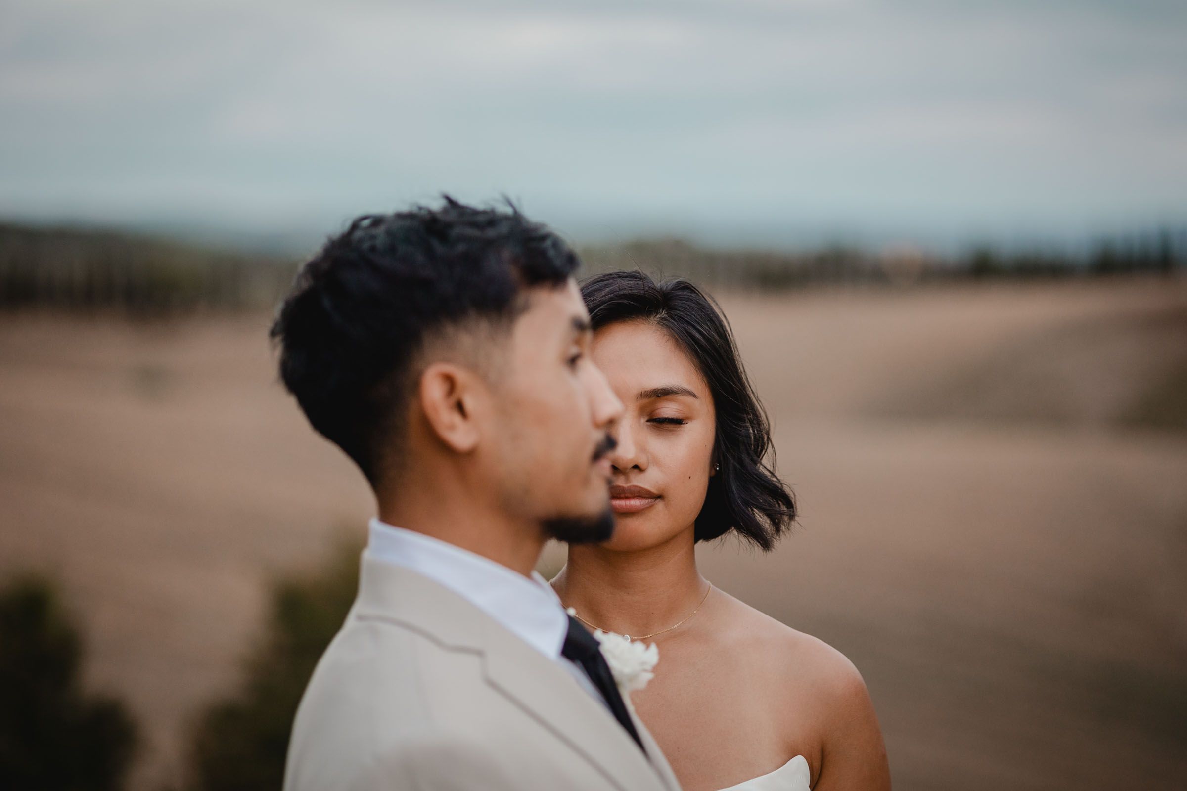 intimate elopement in tuscany